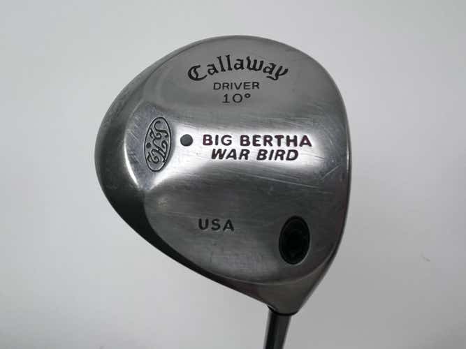 Callaway Big Bertha Warbird Driver 10* RCH 90 90g Firm Graphite Mens RH