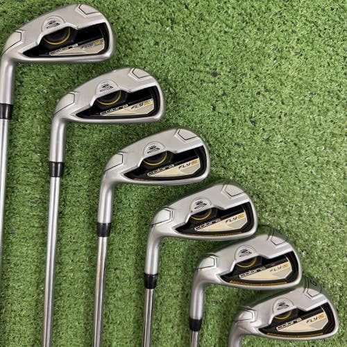 READ Cobra Fly-Z Iron Set 6-PW GW Regular Flex Steel Shafts Left Handed