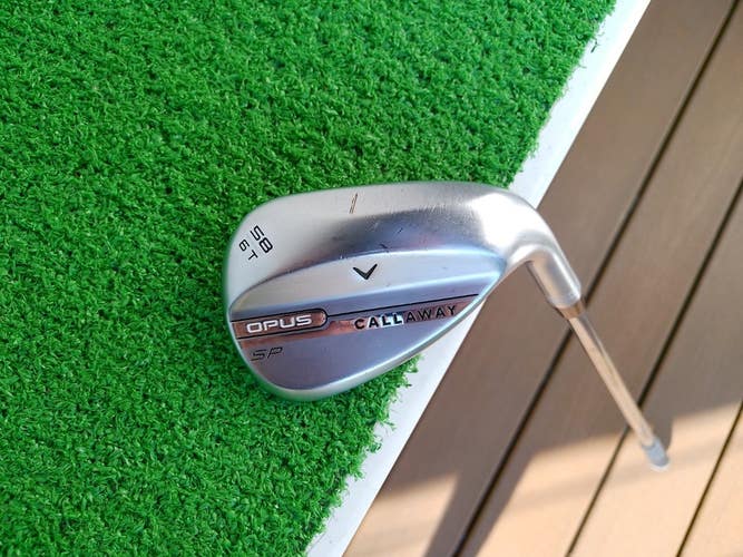 Callaway OPUS SP Chrome 58.6T* Lob Wedge w/ Project X 6.5 Stiff Flex Shaft