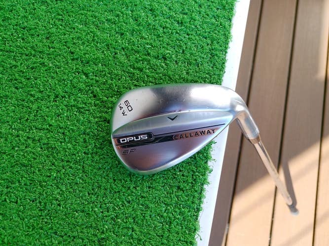 Callaway OPUS SP Chrome 60.14W* Lob Wedge w/ KBS Tour Lite Regular Flex Shaft