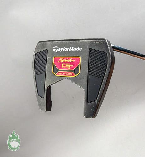 Used Right Handed TaylorMade Spider GT Splitback 34" Putter Steel Golf Club