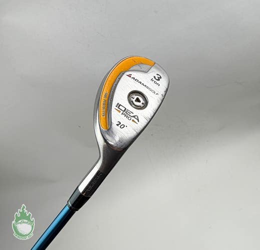Used Right Handed Adams Golf Idea Pro 20* Hybrid 80g Stiff Graphite Golf Club