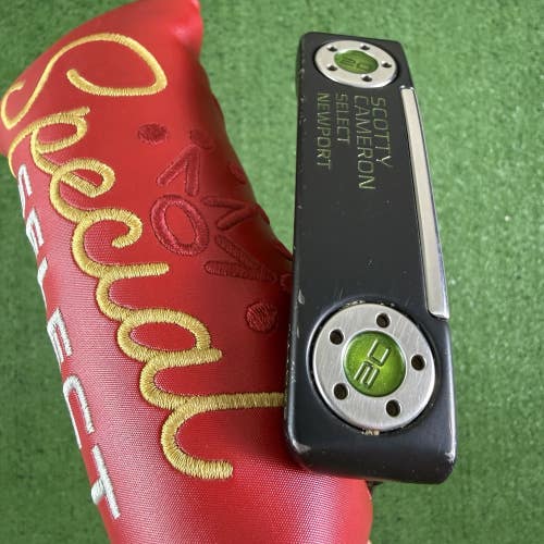 Scotty Cameron Select Newport Blade Putter Custom Black Green 33