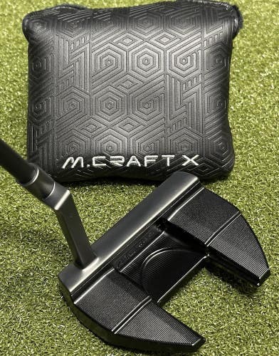 Mizuno Golf M Craft X P6 Mallet Putter Right Hand 34" Inch w/ Headcover MINT!