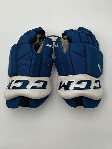 Colorado Avalanche Blue CCM HGTKPP Gloves 14" Pro Stock (Used)