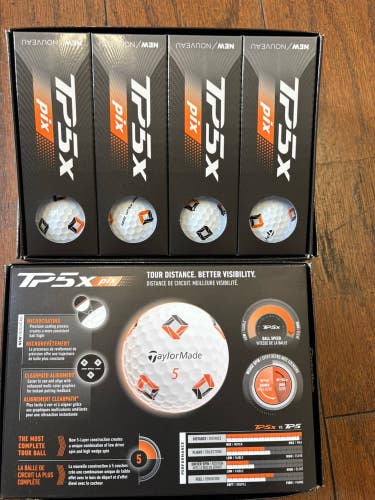 2 Dozen 2026 Taylor Made TP 5X Pix Golf Balls