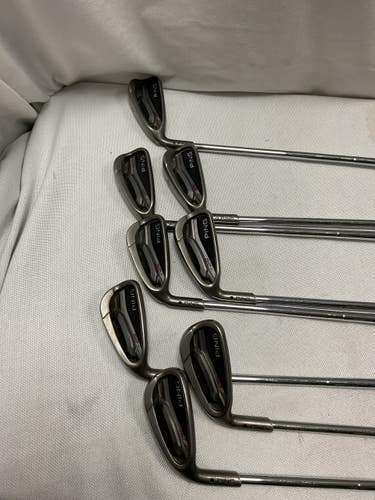 Used Ping G25 BLACK DOT Mens Iron Set LH 3I-PW 11490-S000276739