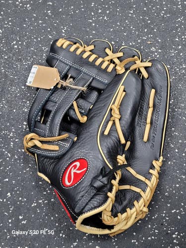 Used Rawlings RTD1275H BB/SB Glove RH Throw Black 12 3/4" 11849-S000043115