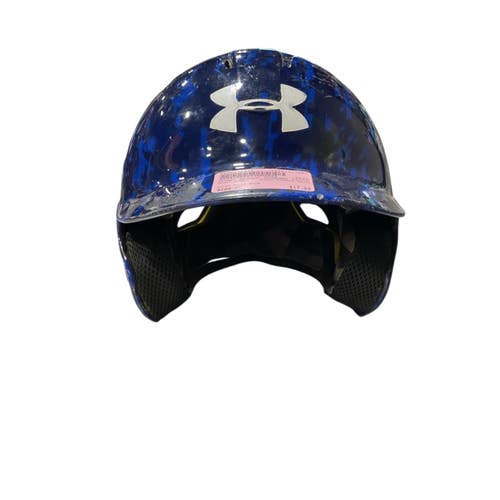 Used Under Armour CHARGED YOUTH Batting Helmet No Mask Royal Blue One Size 11847-S000038013