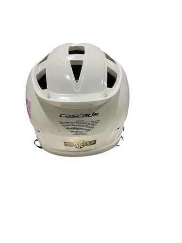 Used Cascade CS-R Lacrosse Helmet White One Size 11847-S000037022