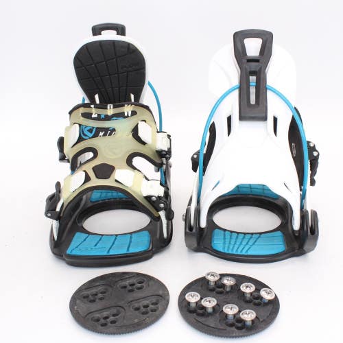 Flow Micron Kids Snowboard Bindings - Size Medium (Fits US Size 5.0 - 8.0) Used