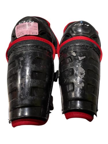 Used CCM SHIN GUARDS Youth Shin Guards Black 9" 11847-S000035978