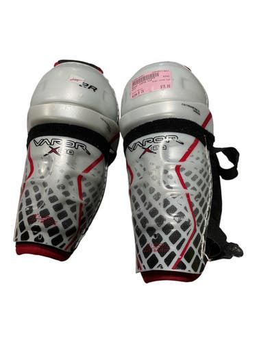 Used Bauer VAPOR X20 Youth Shin Guards White 9" 11847-S000035981