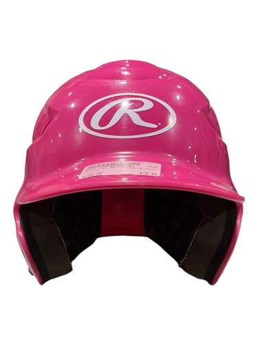 Used Rawlings BB HALMET Batting Helmet No Mask Pink One Size 11847-S000037444