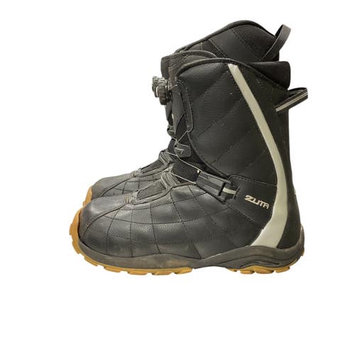 Used ZLMA Mens Snowboard Boots Black Senior 12 11847-S000037476