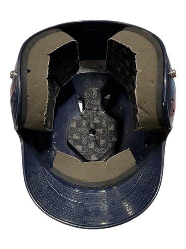 Used Rawlings BB HELMET Batting Helmet No Mask Navy Blue SM 11847-S000037990