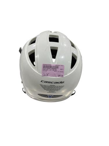 Used Cascade LAX HELMET Lacrosse Helmet White SM 11847-S000034550