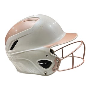 Used Adidas CLIMA LITE Batting Helmet w/Mask Beige MD 11847-S000037563