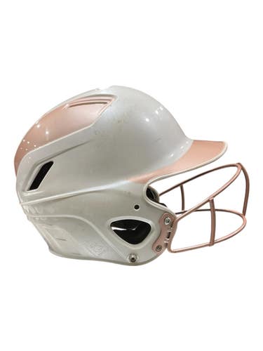 Used Adidas CLIMA LITE Batting Helmet w/Mask Beige MD 11847-S000037563