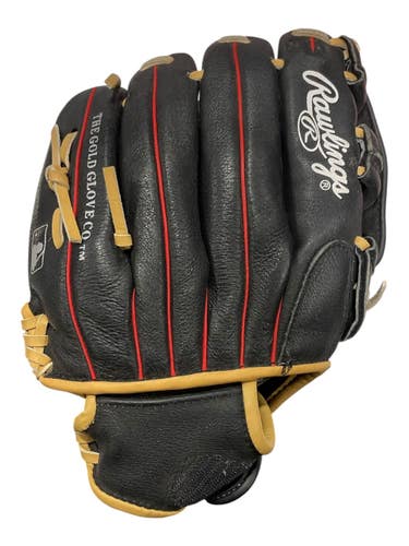 Used Rawlings HIGHLIGHT SERIES BB/SB Glove RH Throw Black 11 1/2" 11847-S000037566