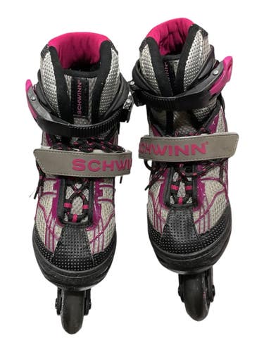 Used Schwinn ROLLER QUAD Child Roller Quad Skates Pink Adjustable 11847-S000037570