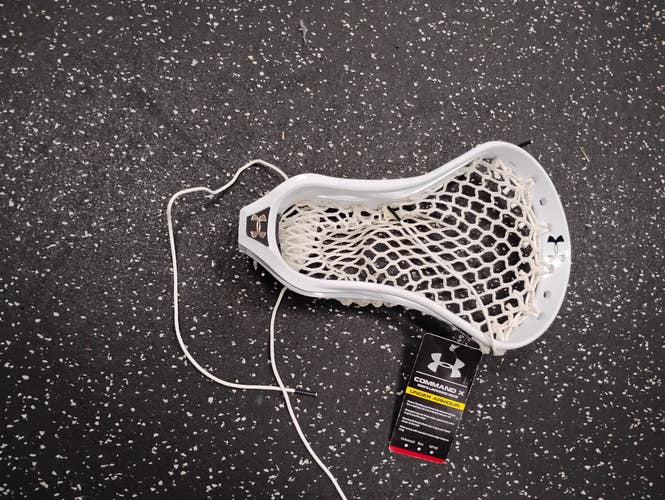 Used Under Armour COMMAND X Mens Lacrosse Head White 11849-S000043058