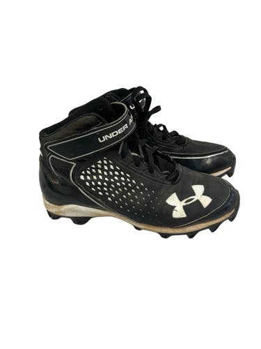 Used Under Armour Jr FB Cleats Black Junior 05.5 11692-S000155893