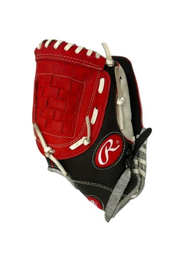 Used Rawlings PLAYER SERIES BB/SB Glove T-ball Black 10" 11692-S000155909