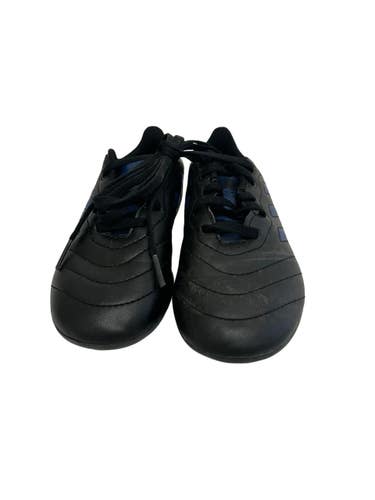 Used Adidas GOLETTO Soccer Cleats Black And Royal Blue Youth 13.0 11692-S000155929