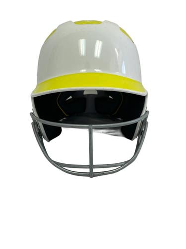 Used Easton Z5 Batting Helmet w/Mask White One Size 11692-S000155958