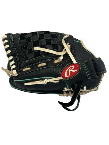 Used Rawlings FASTPITCH LH Throw Fastpitch Gloves Black 11 1/2" 11692-S000155954