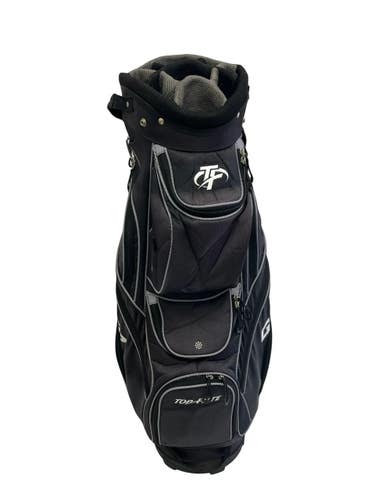 Used Top Flite GAMER Mens Cart Bag Black And Silver 11692-S000155989