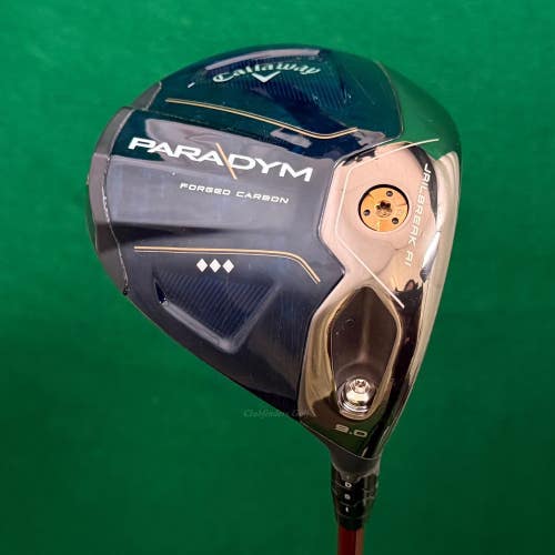 TOUR ISSUE Callaway Paradym Triple Diamond 9 Driver Denali Red 50g 6.0 Stiff