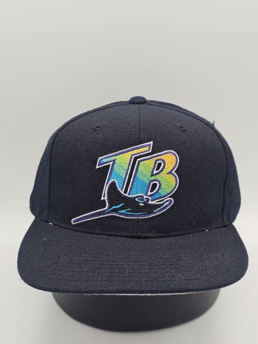 NEW Vintage Tampa Bay Devil Rays Sports Specialties Plain Logo Snapback Vtg Hat
