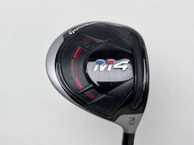TaylorMade M4 3 Fairway Wood 15* Aldila NVS Orange 65g Regular Graphite Mens RH