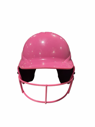 Used RIP-IT 6-6 7/8 PINK HELMET Batting Helmet w/Mask Pink SM 11834-S000055829