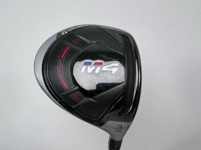 TaylorMade M4 3 Fairway Wood 15* Fujikura Atmos 5R Red Regular Graphite Mens RH