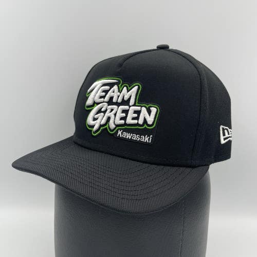 Kawasaki Team Green New Era 9Fifty Mesh Trucker Snapback Hat Cap Dirtbike Racing