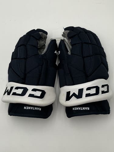 Used Rantanen Colorado Avalanche 15” CCM HG12 Gloves Pro Stock