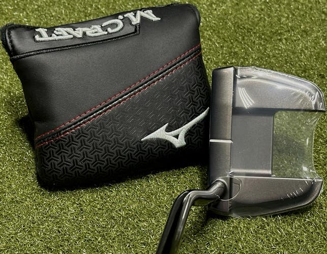 Mizuno M Craft Tokyo B Grey Ion Putter Forged in Japan 34" w/ Headcover RH MINT!