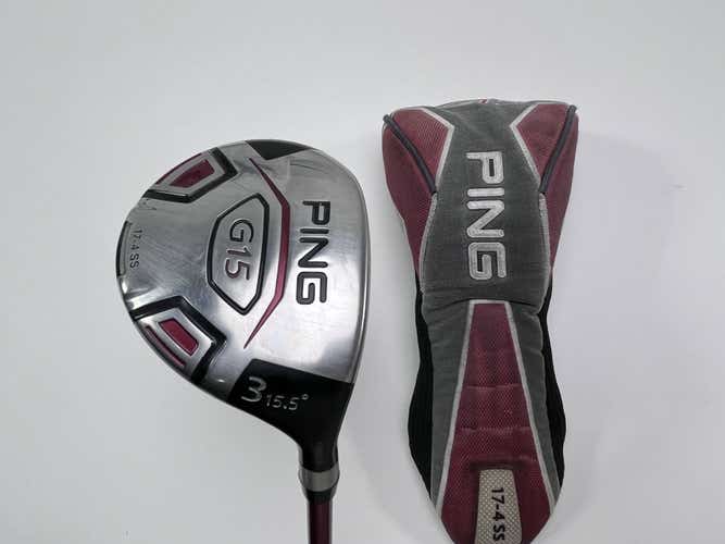 Ping G15 3 Fairway Wood 15.5* TFC 149 F Regular Graphite Mens RH HC