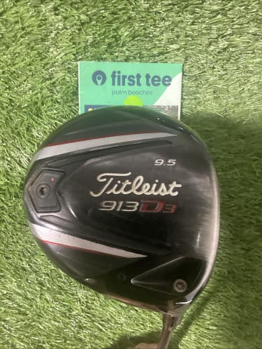 Titleist 913 D3 Driver 9.5* With Aldila RIP Stiff Graphite Shaft