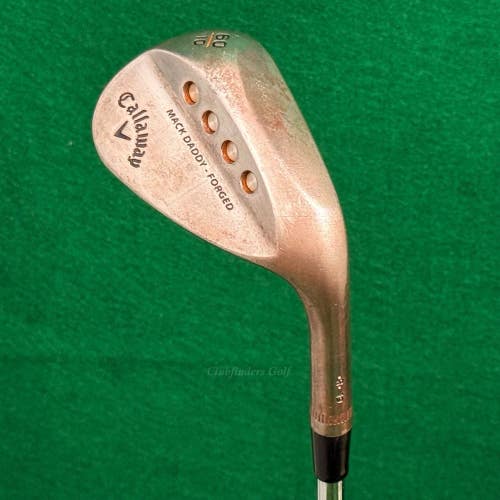 Callaway Mack Daddy Forged 19 Raw 60-10 60 Lob Wedge KBS Steel Wedge Flex