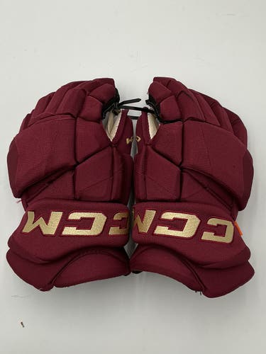 Used Arizona Coyotes #5 Maroon CCM 15" HGPJSPP Gloves