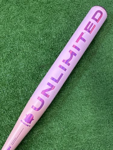 Pink 2026 Easton Ghost Unlimited Composite Bat (-10) Composite 22 oz 32" (Used)