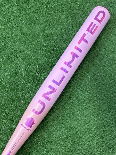 Pink 2026 Easton Ghost Unlimited Composite Bat (-10) Composite 22 oz 32" (Used)