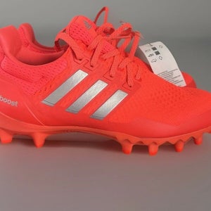 Adidas Ultraboost Men's Sz 13 Football Cleats Solar Red/Silver JP7411 New