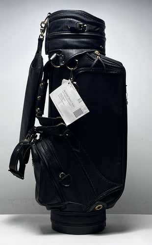 Belding Sports Classic Cart Bag Black 6-Way Divide Single Strap Golf Bag