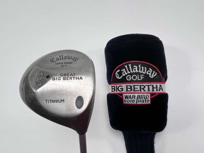 Callaway Big Bertha Warbird Driver 9* BB UL Regular Graphite Mens RH HC