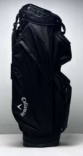 Callaway Chase 14 Cart Bag Black 14-Way Divide Single Strap Golf Bag